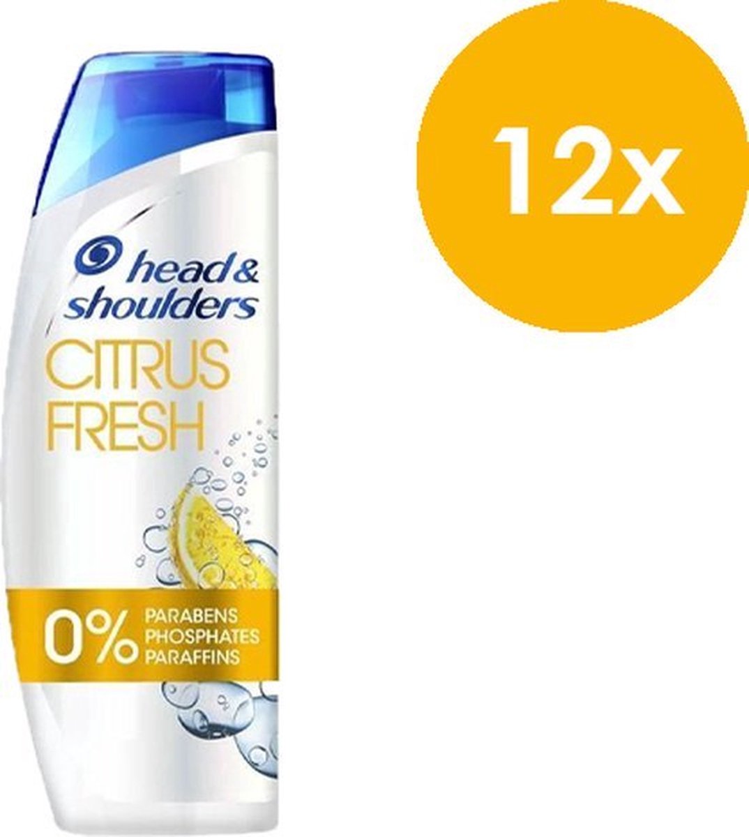 Head & Shoulders Shampoo - Citrus Fresh - 12X500ml VOORDEELVERPAKKING