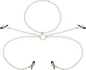 OHMAMA FETISH | Ohmama Fetish 4 Nipple Clamps With Chain Necklace