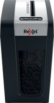 Rexel MC6-SL Stille Papierversnipperaar P-5 Micro - Versnippert 6 Vellen - Voor Thuiskantoor - Zwart