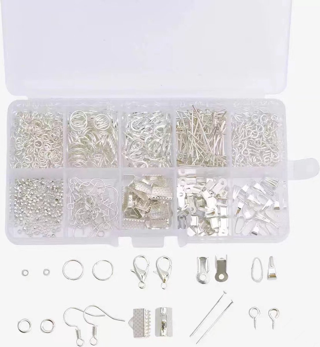 Sarini DIY-sieradengereedschapsset, sieradenset, sieradenmaak- en reparatiegereedschap, essentiële set voor het maken van handgemaakte sieraden