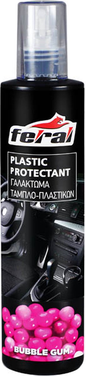 Feral | Plastic Protectant | Plastic beschermingsmiddel | Auto schoonmaken | Car cleaning | Auto dashboard | Bubblegum | 300ml
