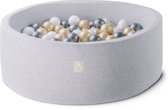 Ballenbak Baby Speelgoed -  Safari Jungle - Kidsdouche ballenbad ballen 200 stuks Ø 7 cm - grijs, goud, zilver, wit