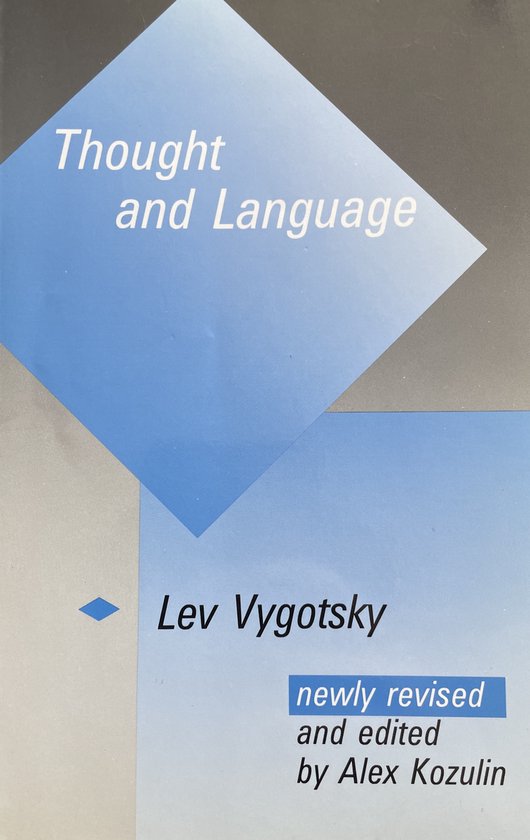 Thought And Language 9780262720106 Lev Vygotsky Boeken bol