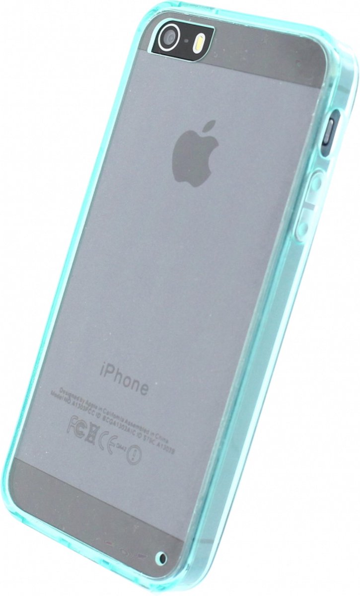 Apple iPhone 5/5s/SE Hoesje - Xccess - Serie - Hard Kunststof Backcover - Turquoise - Hoesje Geschikt Voor Apple iPhone 5/5s/SE