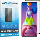 Mobigear Screenprotector geschikt voor Samsung Galaxy M51 Glazen | Mobigear Premium Screenprotector - Case Friendly - Zwart