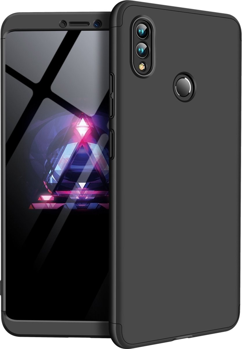 Mobigear Hoesje geschikt voor HONOR Note 10 Telefoonhoesje Hardcase | Mobigear TriGuard Backcover | Note 10 Case | Back Cover - Zwart