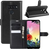 Mobigear Telefoonhoesje geschikt voor LG K50s Hoesje | Mobigear Classic Bookcase Portemonnee | Pasjeshouder voor 3 Pasjes | Telefoonhoesje voor Pinpas / OV Kaart / Rijbewijs - Zwart