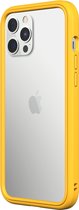 Apple iPhone 12 Pro Max Hoesje - Rhinoshield - CrashGuard NX Serie - Hard Kunststof Bumper - Geel - Hoesje Geschikt Voor Apple iPhone 12 Pro Max