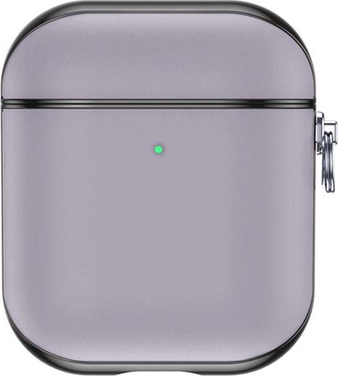 Valenta Hoesje geschikt voor Apple AirPods 1 Hoesje Echt Leer | Valenta Snap - Paars