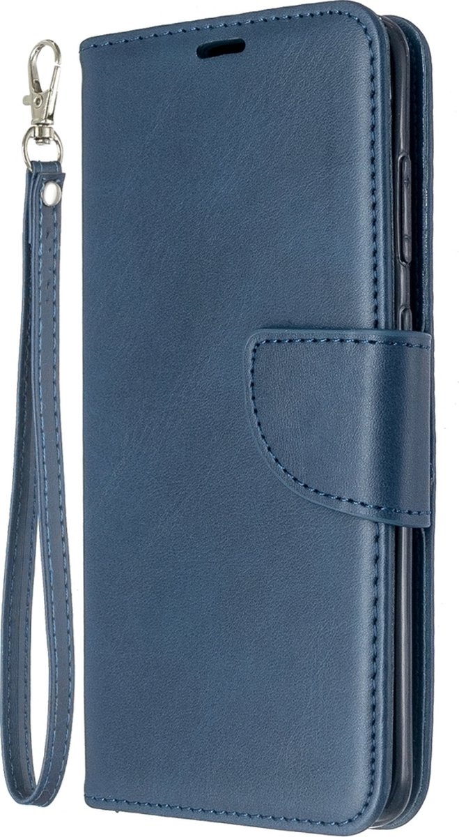 Mobigear Telefoonhoesje geschikt voor Samsung Galaxy S20 Hoesje | Mobigear Excellent Bookcase Portemonnee | Pasjeshouder voor 3 Pasjes | Telefoonhoesje voor Pinpas / OV Kaart / Rijbewijs - Blauw