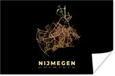 Poster Stadskaart - Nederland - Nijmegen - Plattegrond - Kaart - 120x80 cm
