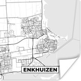Affiche Enkhuizen - Carte - Plan - Plan de la ville - 100x100 cm XXL