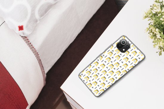 Telefoonhoesje Geschikt voor Xiaomi 11T hoesje - Meisjes - Prinses - Kroon - Patronen - Girl - Kids - Kinderen - Siliconen Telefoonhoesje Telefoonhoesje