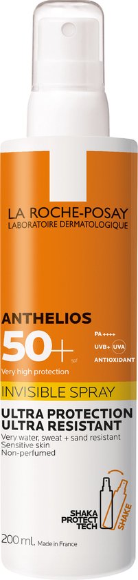 La Roche-Posay Anthelios Onzichtbare Spray Zonnebrand SPF50+ - 200 ml