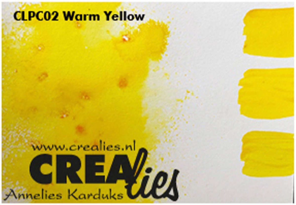 Crealies Pigment Colorzz - 15ml - Warm geel