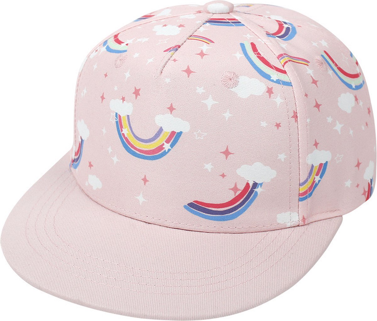 Meisjes Pet Regenboog - peuter - kleuter (2-5 jaar) - Petje kind