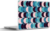 Laptop sticker - 10.1 inch - Meisjes - Verf - Patronen - Girl - Kids - Kinderen - 25x18cm - Laptopstickers - Laptop skin - Cover