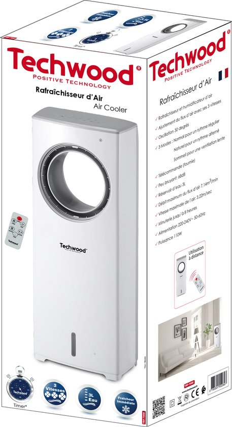 Refroidisseur d' Air Techwood TRF-7008 - Techwood' air et humidificateur |  bol.com