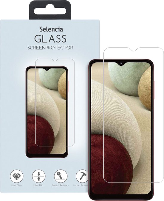 Selencia Screenprotector Geschikt voor Samsung Galaxy A32 (5G) / A13 (4G) / A13 (5G) / A12 Tempered Glass - Selencia Gehard Glas Screenprotector
