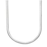 Schitterende Zilveren Halsketting Plat 45 cm. MODEL 15 | Collier