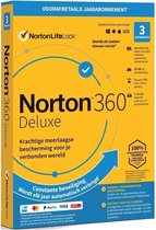 Norton 360 Deluxe 3 Apparaten, 12 maanden - Fysieke verpakking