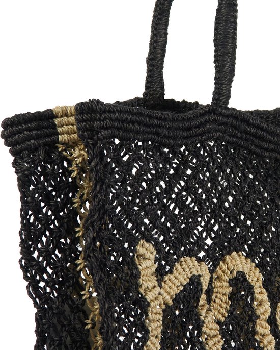 The Jacksons Shopper Femme / Sac à main Jute Métallisé Merci S