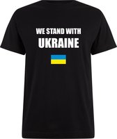 T shirt Oekraine We Stand With Ukraine met vlag | Ukraine |Shirt met Oekraine vlag | OPBRENGST NAAR OEKRAÏNE!
