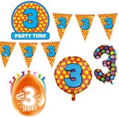 3 jaar Verjaardag Versiering Happy Party XL