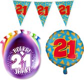 21 jaar Verjaardag Versiering Happy Party