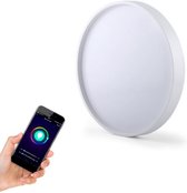 Loft Home Smart LED Plafondlamp | Tuya | Plafonniere | Bluetooth | Voice Control | Stembediening | Hanglamp | Dun | Wit