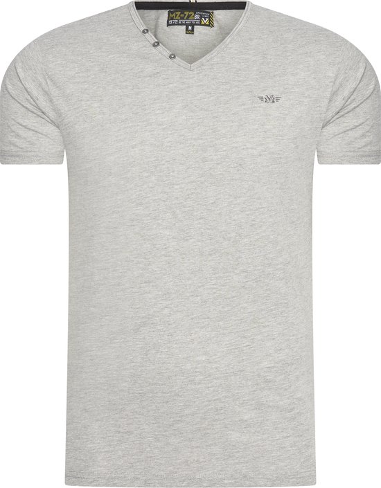 Mezaguz Heren T-Shirt Teessential Stóne Grey Maat XXL