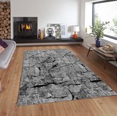 Amoura Vloerkleed - 160x230 cm - Laagpolig Tapijtenloods - Wasbaar Tapijt - Tapijten Woonkamer - Modern Design Digitaal Bedrukt Tapijt