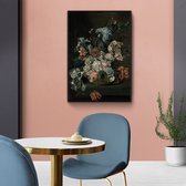 Walljar - Van der Mijn - Stilleven met Bloemen - Muurdecoratie - Poster met lijst