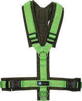 AnnyX Hondentuig - FUN - Speurtuig - Grijs/Neongeel - maat M - Borstomvang 62-74cm - Gewicht hond 18-30 kg - My K9