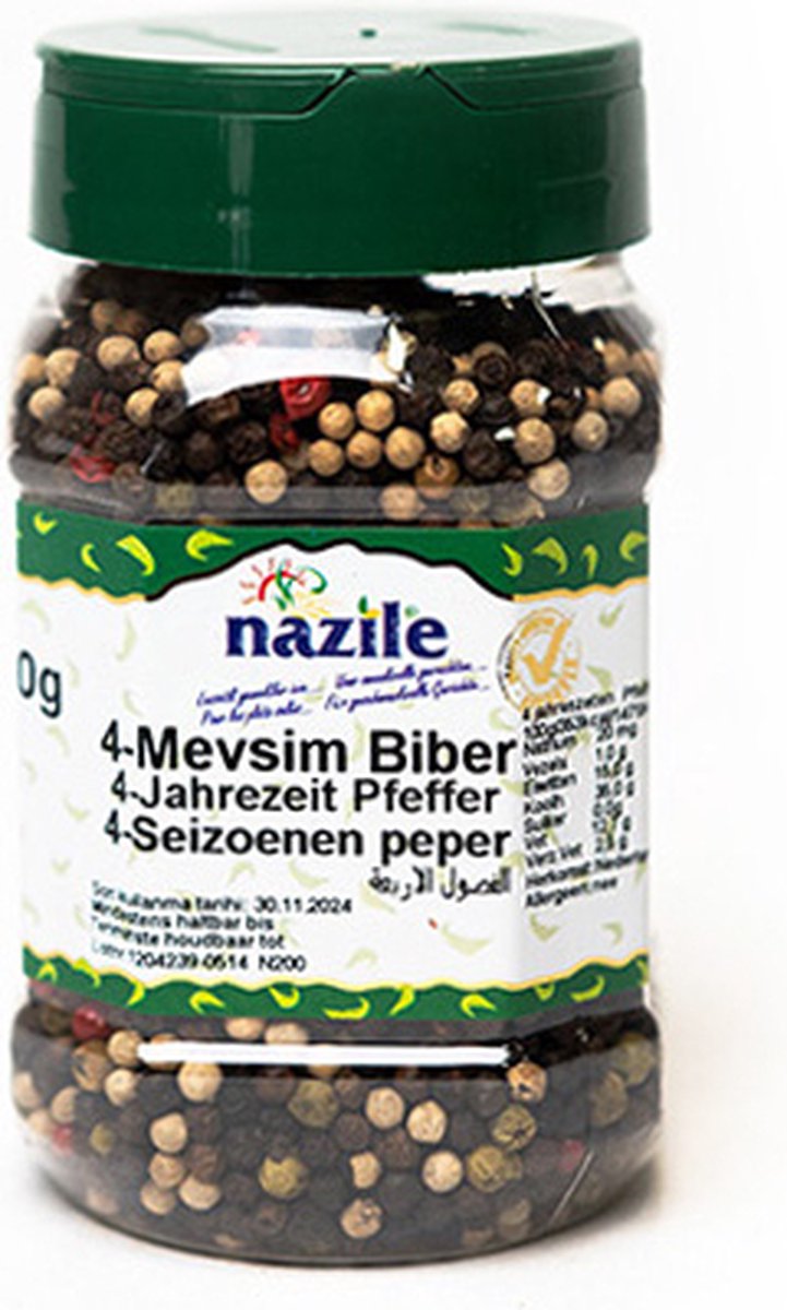 Goedkoopste Nazile 4 Seizoenen Peper 2 x 180 Gram Pot