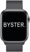 BYSTER. Milanees bandje voor Apple Watch - 38/40/41 mm - Grijs