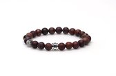 Yehwang  Armband Groffe Schakel Slang Goud Purple 288966-187