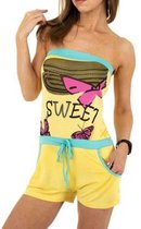 Metrofive playsuit SWEET geel L/40