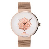 Exclusief Horloge QUINN rosé goudkleurige kast / rosé goudkleurig bandje