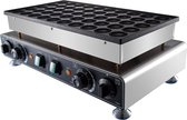 Kookpro Professionele Poffertjes Bakplaat 50 dops - Elektrisch - 1700 watt - Poffertjesmaker