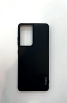 Puloka - siliconen hoesje - Samsung S21 ultra - mat zwart - iphone case anti shock