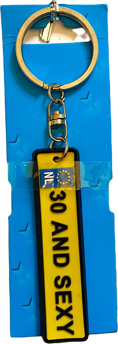Miko - Sleutelhanger - 30 and Sexy - 30 Jaar - Gift - Grappig