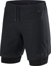 Short Ultra 2 en 1 avec poche zippée pour homme - Anthracite (Grijs)