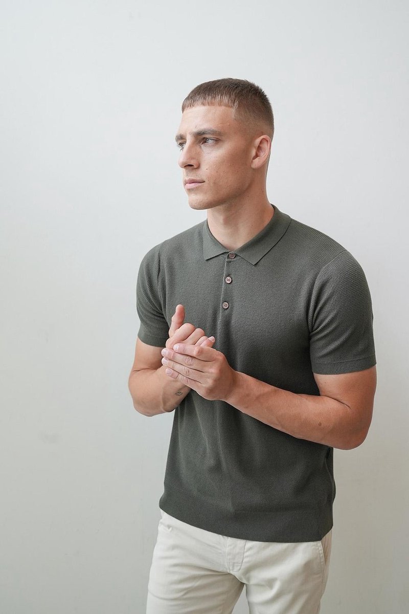 Kultivate Poloshirt Pl Pablo 2101050000 Army 352 Mannen Maat - L