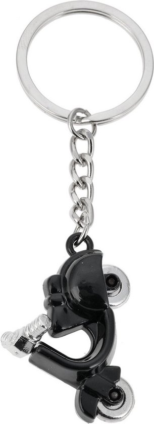Un porte-clés en métal argenté pour les vrais passionnés de scooter ! Un joli porte-clés à accrocher sur un sac ou un trousseau de clés. Pour vous-même ou commander un cadeau