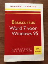 BASISCURSUS WORD 7 VOOR WINDOWS 95 UK
