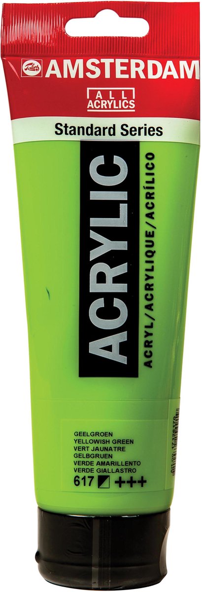 Acrylverf - 617 Geelgroen - Amsterdam - 250 ml