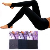 Warme maillot met lint onder voet - Warm en comfortabel - Grijs - Maat L/3XL - 2 Stuks
