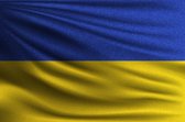 10x Partychimp Vlag Oekraïne Vlag 10 Stuks Voordeelverpakking Oekraiense Vlag Ukrain Flag державний прапор України  - 90x150 Cm - Polyester - Blauw/Geel