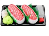 Sushi fan sokken zalm unisex grappige cadeau box man vrouw maat 36-40